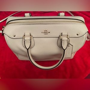 Coach Mini Bennett Crossgrain Satchel.